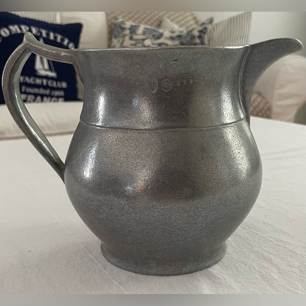 Vintage Wilton Columbia PA Pewter Pitcher